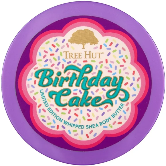 π Tree Hut Limited Edition Takes The Birthday Cake Whipped Shea Body Butter NEW - Picture 3 of 4